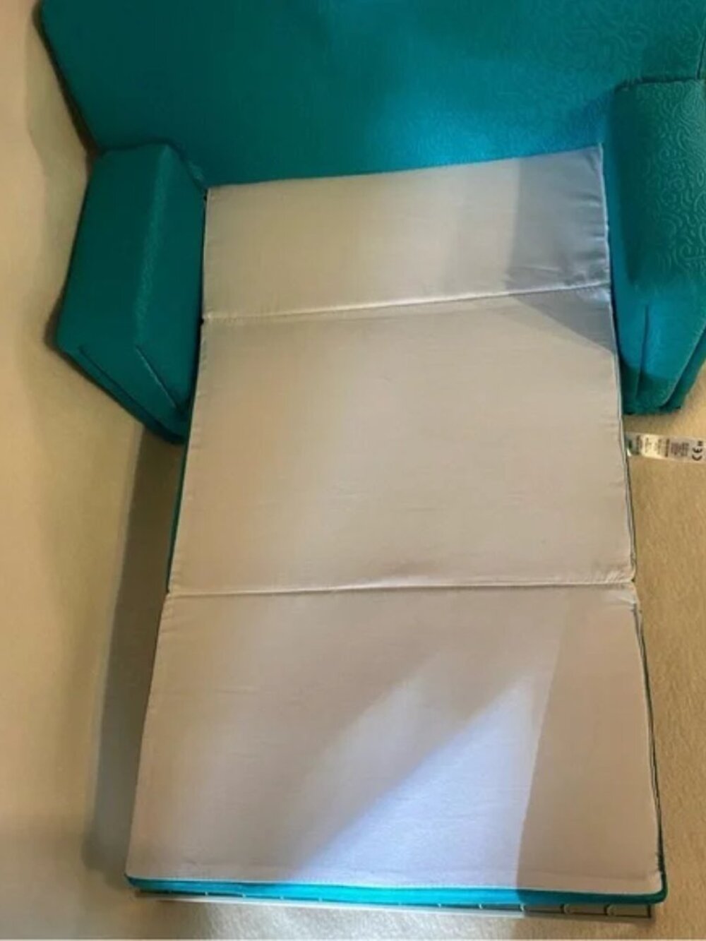 American Girl 18" doll Maryellen's teal sofa couch sleeper bed RETIRED - Picture 7 of 14